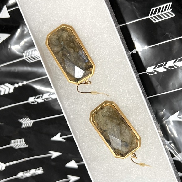 Vintage Earrings RL long mirror style !stylish & Stunning¡ - Picture 2 of 11